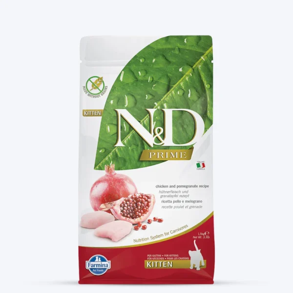 Farmina N&D Pomegranate & Chicken Dry Kitten Food