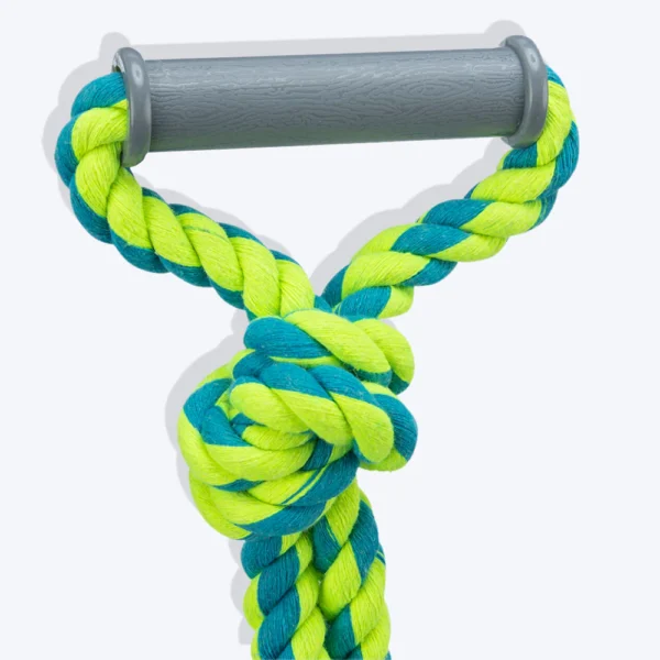 Trixie Playing Rope With Tennis Ball Dog Toy - Multicolor